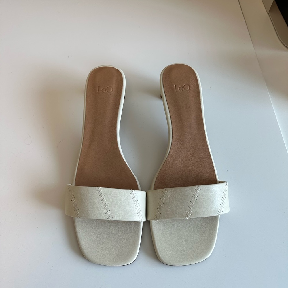 LOQ Nona Leather Heeled Sandals